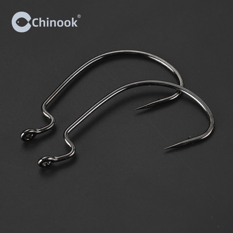 치누크 20개입 와이드 웜 텍산 훅 카본 오프셋 피쉬훅 - Fishing Hook Barbless 리뷰 및 가격