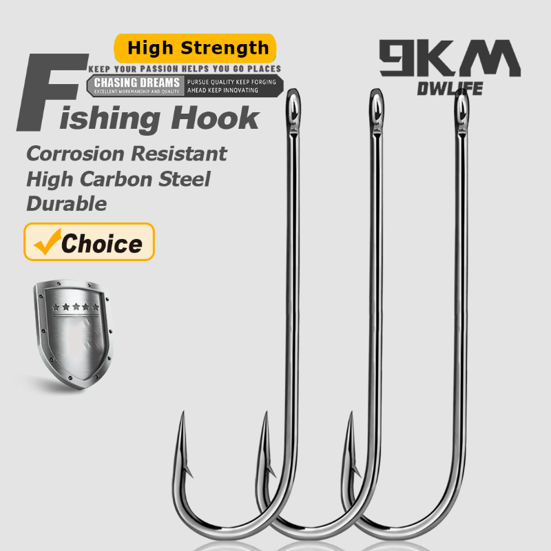 낚시 바늘 롱 샹크 훅 바브드 애버딘 훅 고탄소강 잉어 - Fishing Hook Barbless 리뷰 및 가격